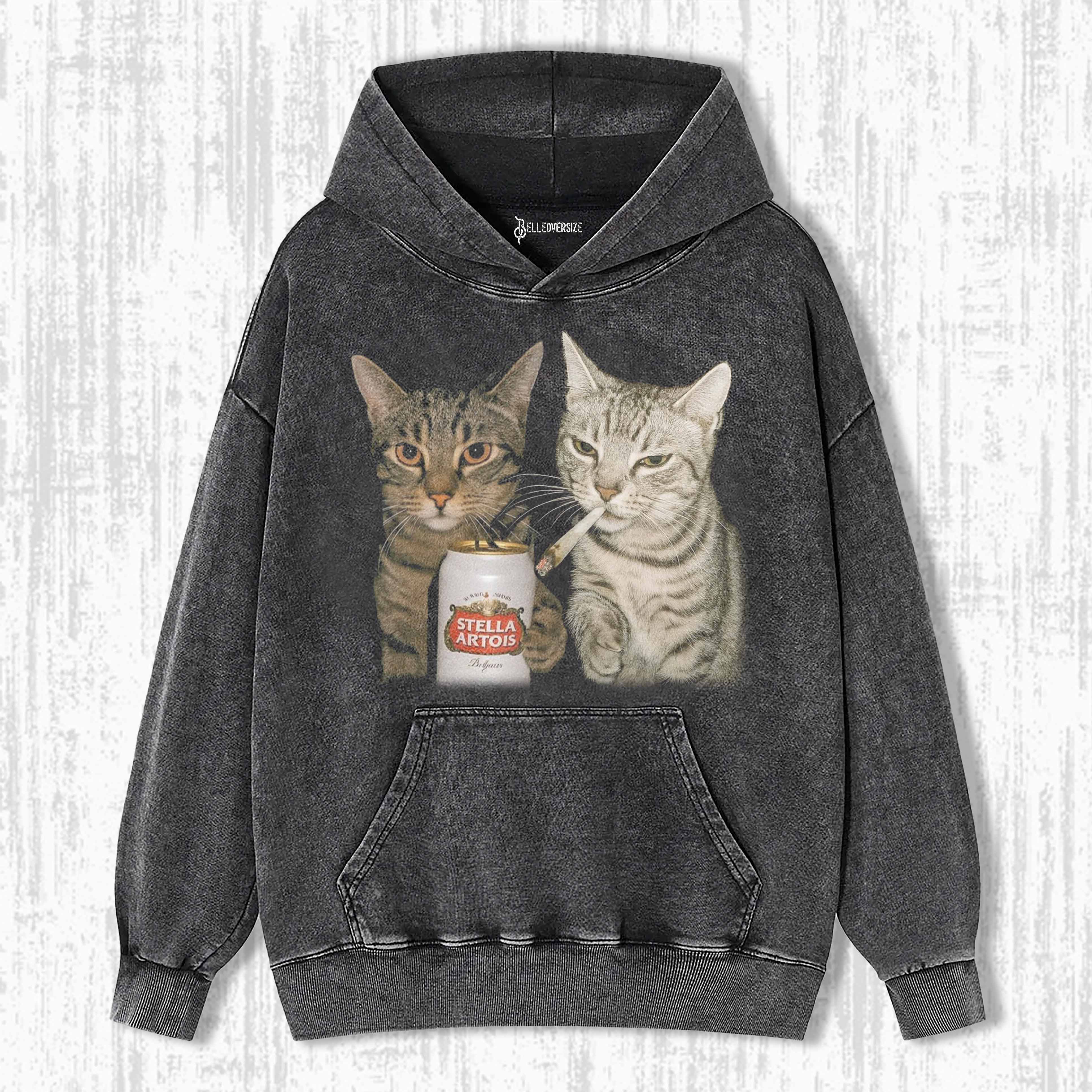 WACKY CAT HOODIE